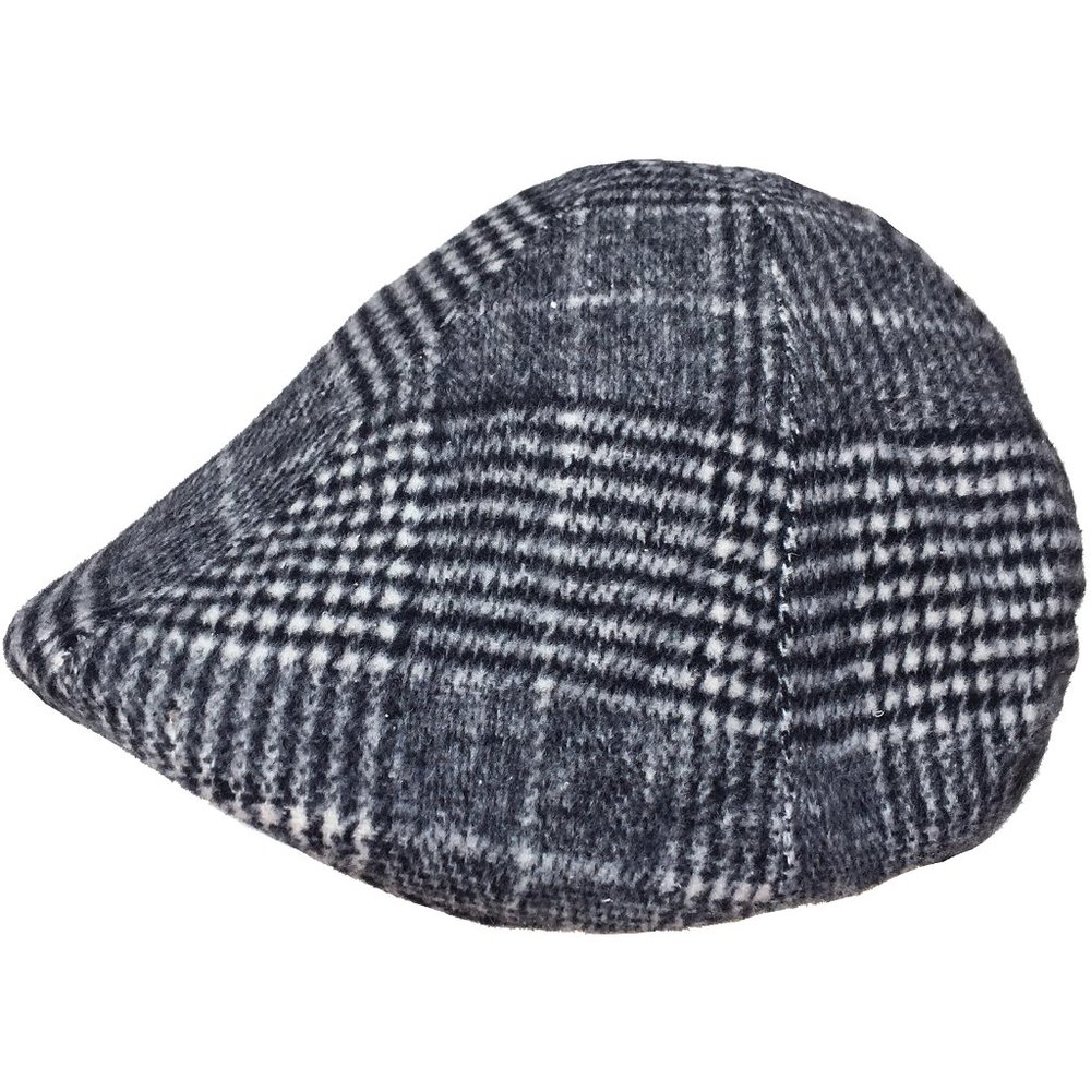 Wool Blend 6 Panel Duck Bill Ivy Cap Newsboy Hat